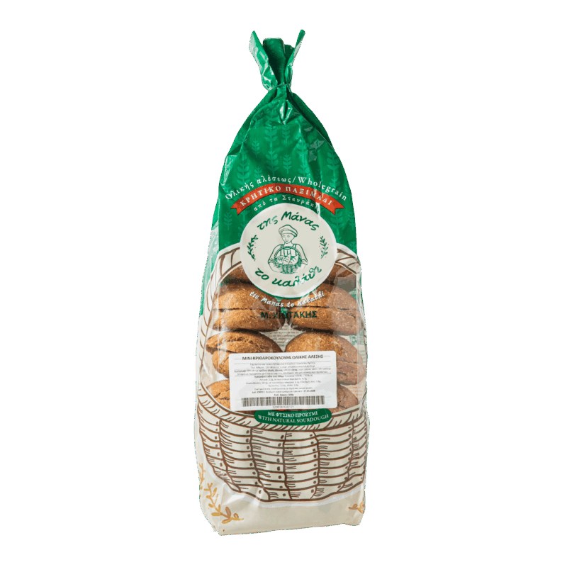 Μίνι Κριθαροκουλούρα Ολικής Αλέσεως 800gr