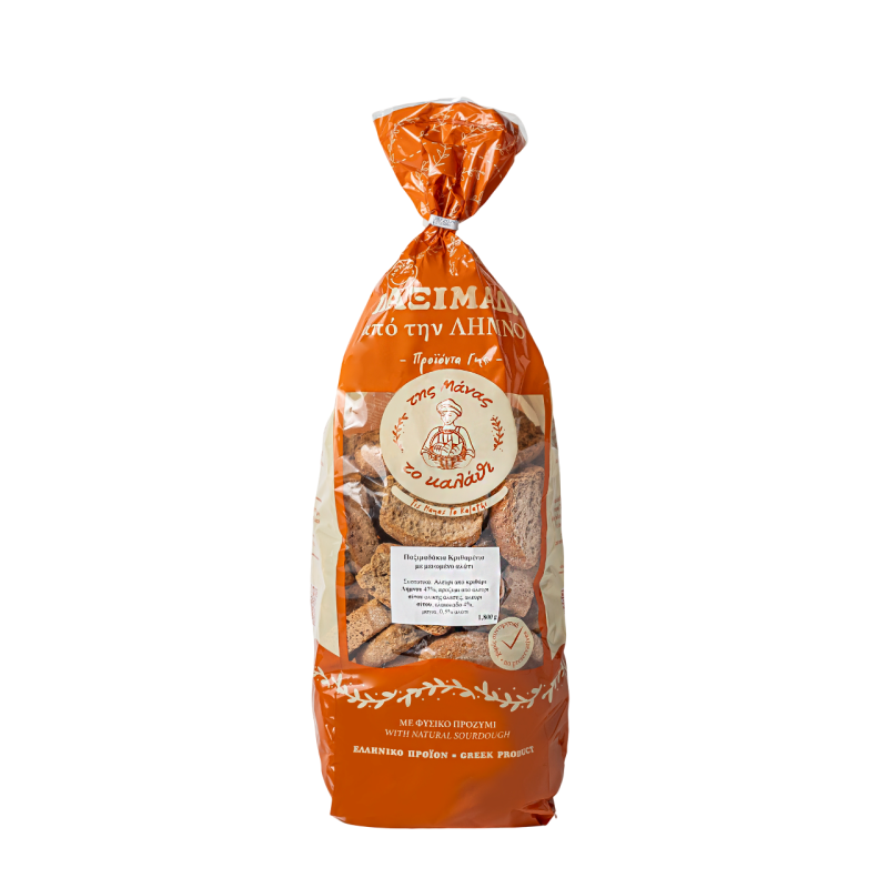 Ντακάκι Κρίθινο με Μειωμένο Αλάτι από τη Λήμνο 1800gr